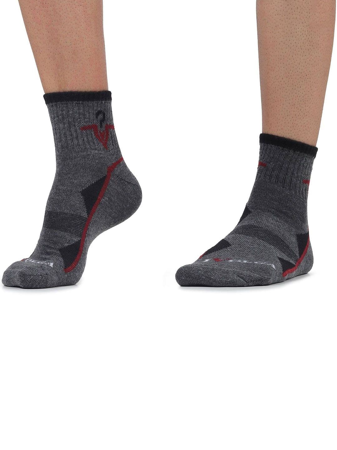 MJE Men Pack Of 5 Patterned Ankle Length Socks thumbnail 3