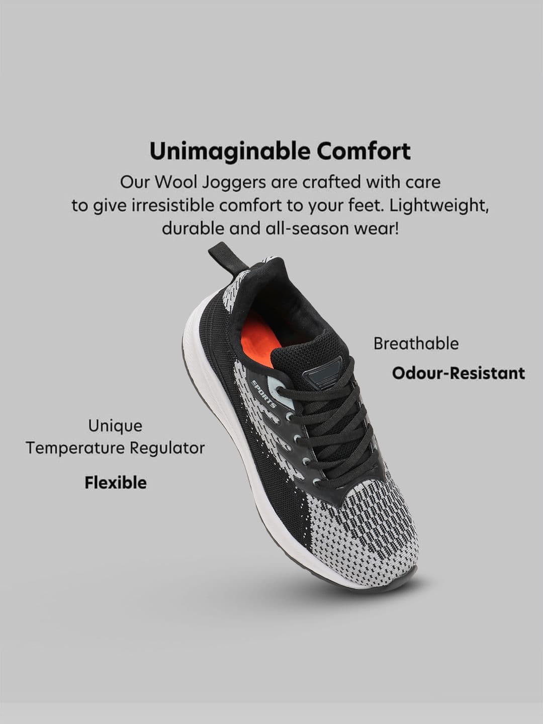 TOMSY CHOICE Men Mesh Running Shoes thumbnail 3