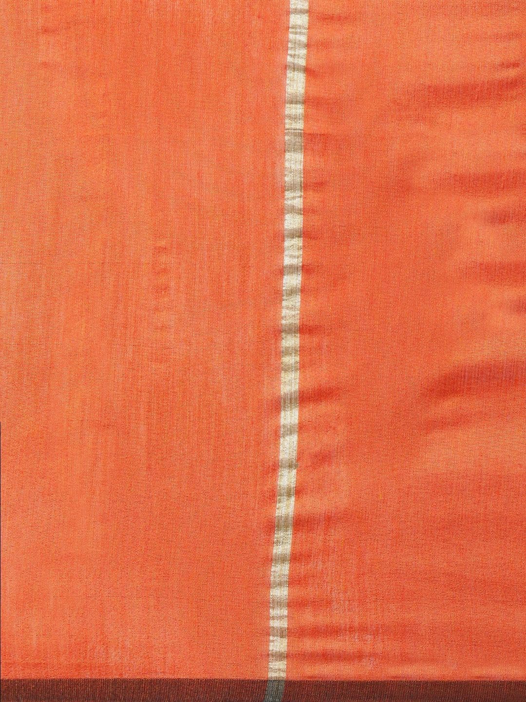 DESH BIDESH Colourblocked Silk Cotton Saree thumbnail 2