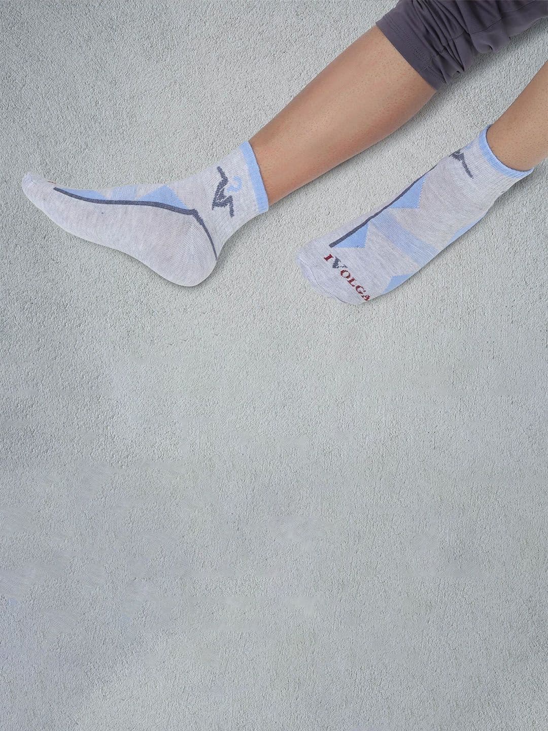 MJE Men Pack Of 5 Patterned Ankle Length Socks thumbnail 4