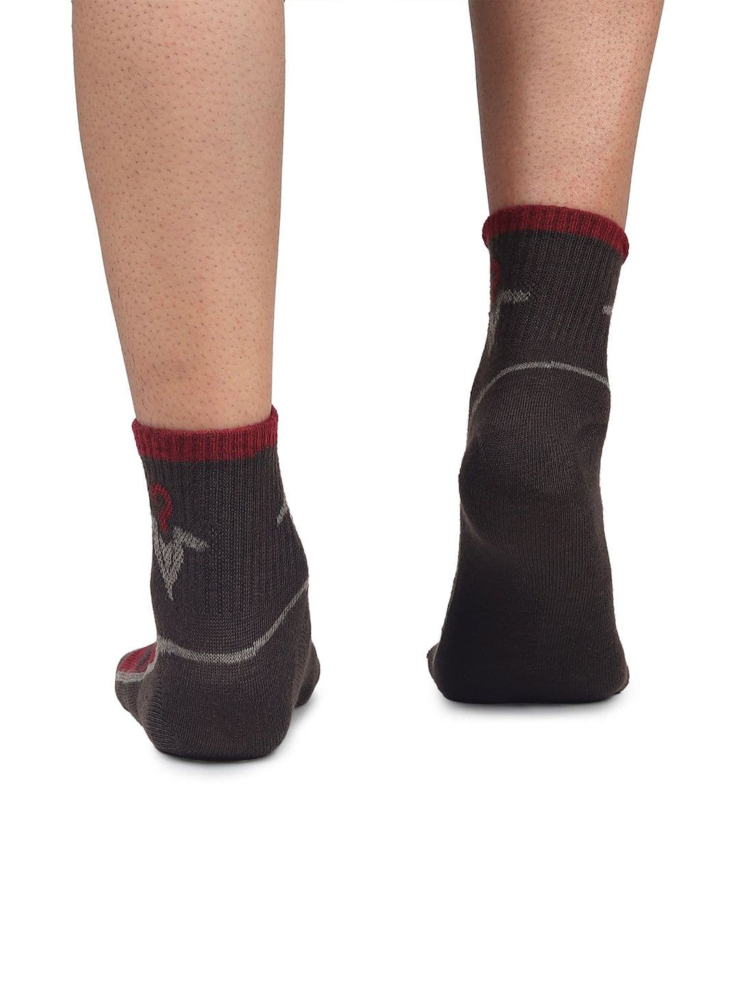 MJE Men Pack Of 5 Patterned Ankle Length Socks thumbnail 5