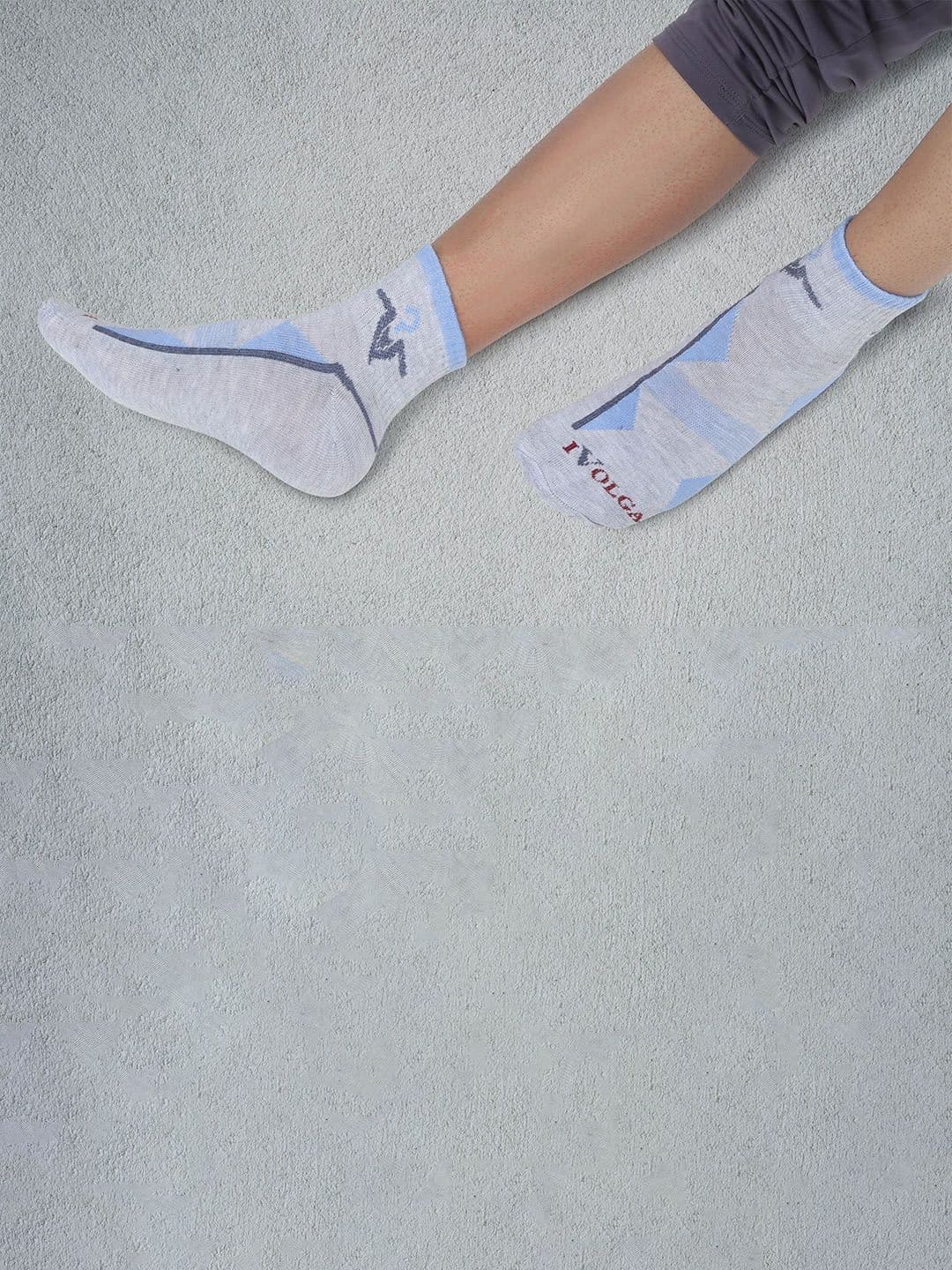 MJE Men Pack Of 5 Patterned Ankle Length Socks thumbnail 2