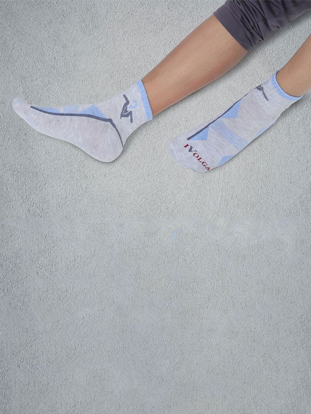 MJE Men Pack Of 5 Patterned Ankle Length Socks thumbnail 5