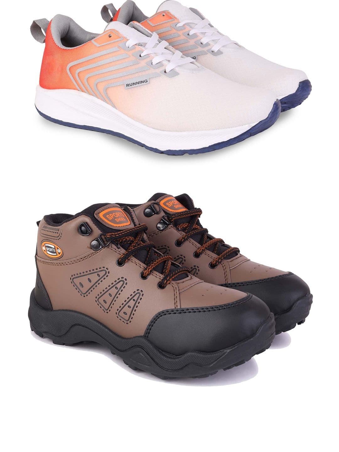 PENNEN Men Pack Of 2 Non-Marking Shoes - view 1