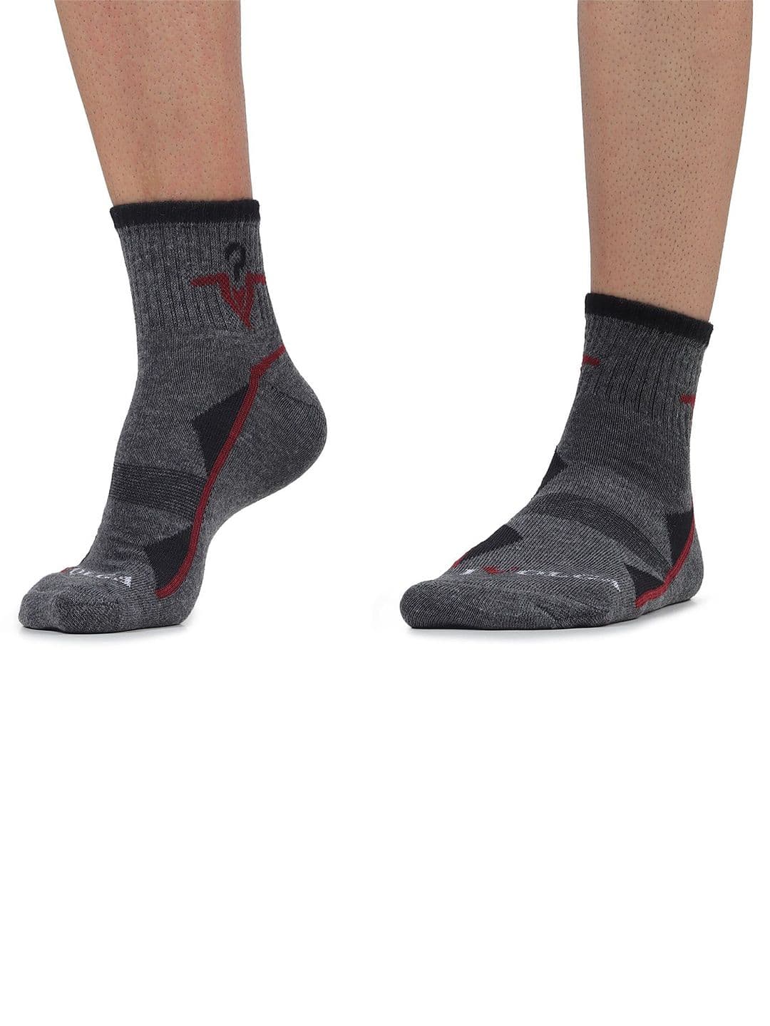 MJE Men Pack Of 5 Patterned Ankle Length Socks thumbnail 4