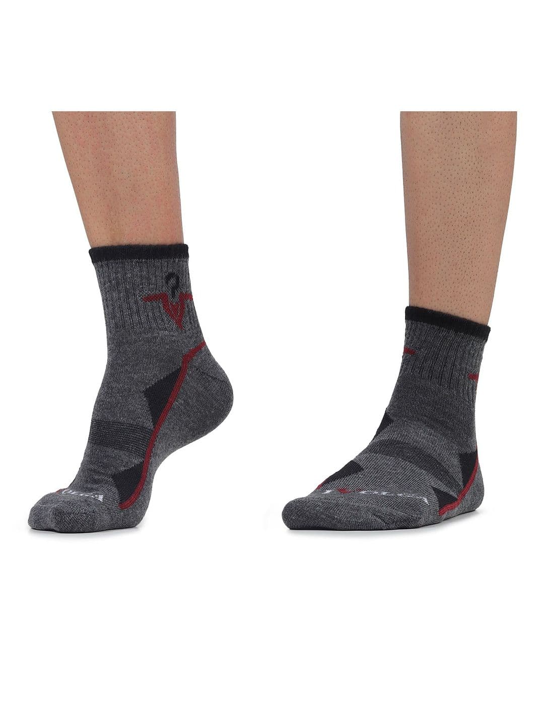 MJE Men Pack Of 5 Patterned Ankle Length Socks thumbnail 2