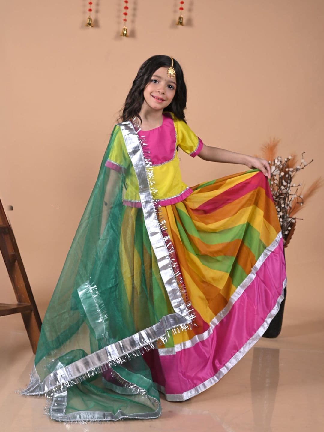 itsmycostume Girls Ready to Wear Lehenga & Blouse With Dupatta - view 1
