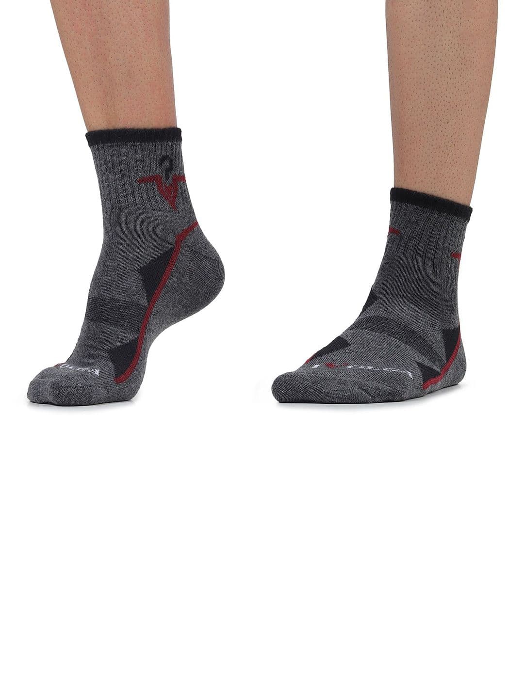 MJE Men Pack Of 5 Patterned Ankle Length Socks thumbnail 5