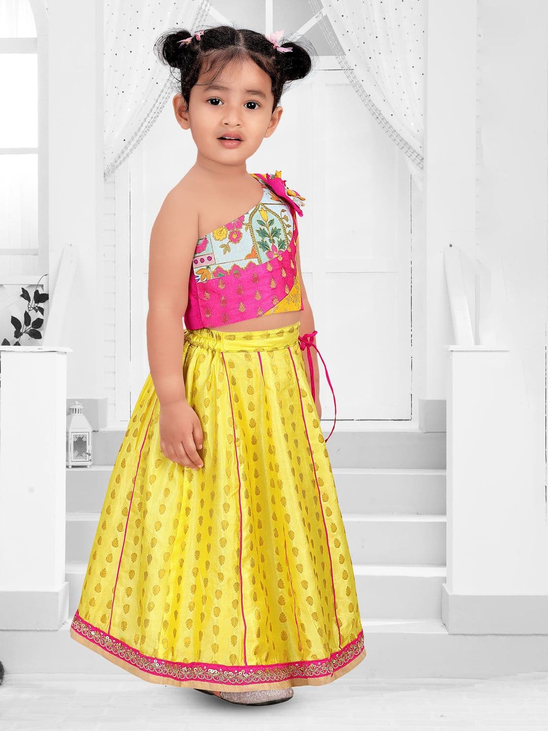 Pragya Exclusive Girls Ready to Wear Lehenga & thumbnail 4