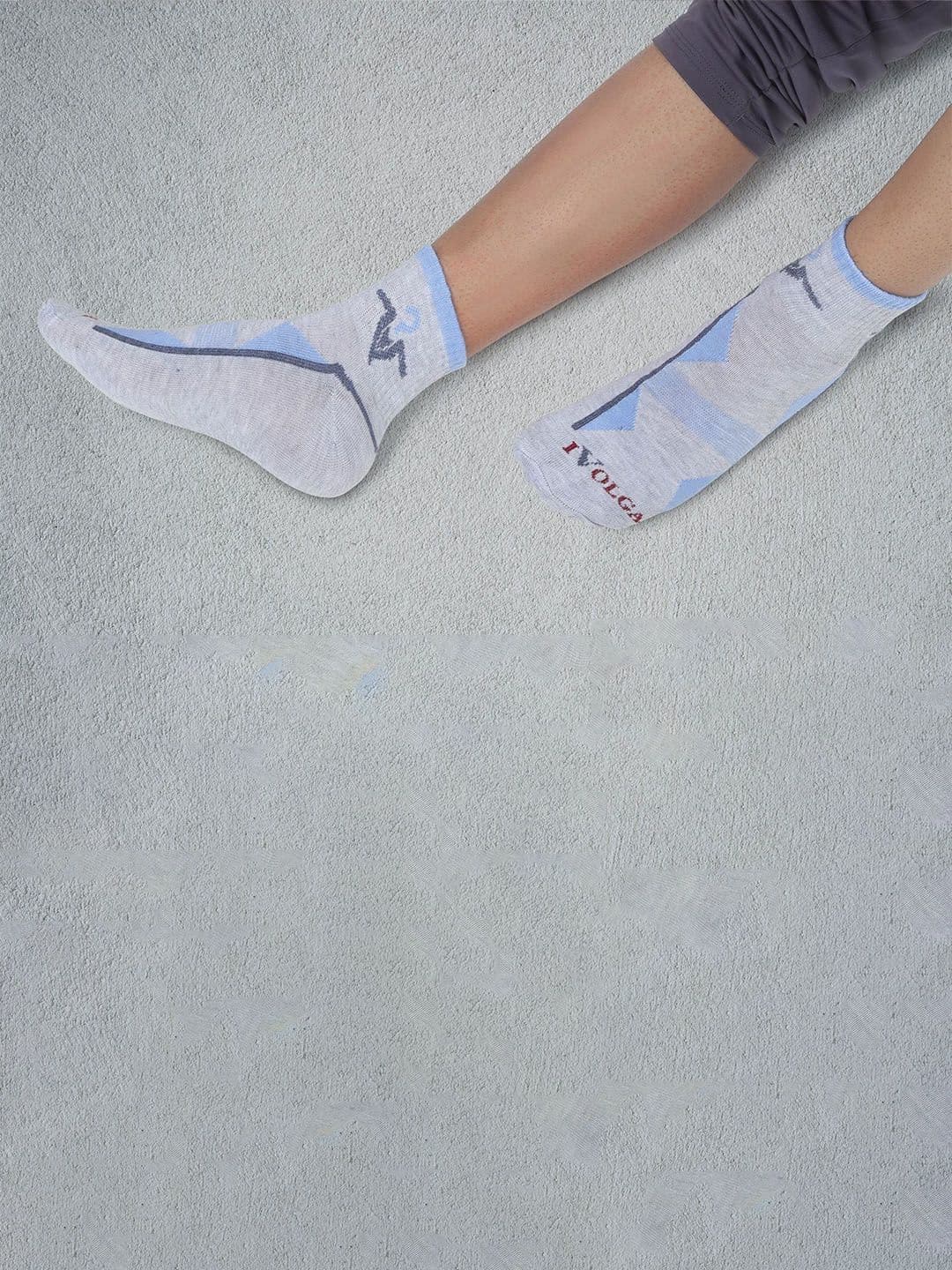 MJE Men Pack Of 5 Patterned Ankle Length Socks thumbnail 2