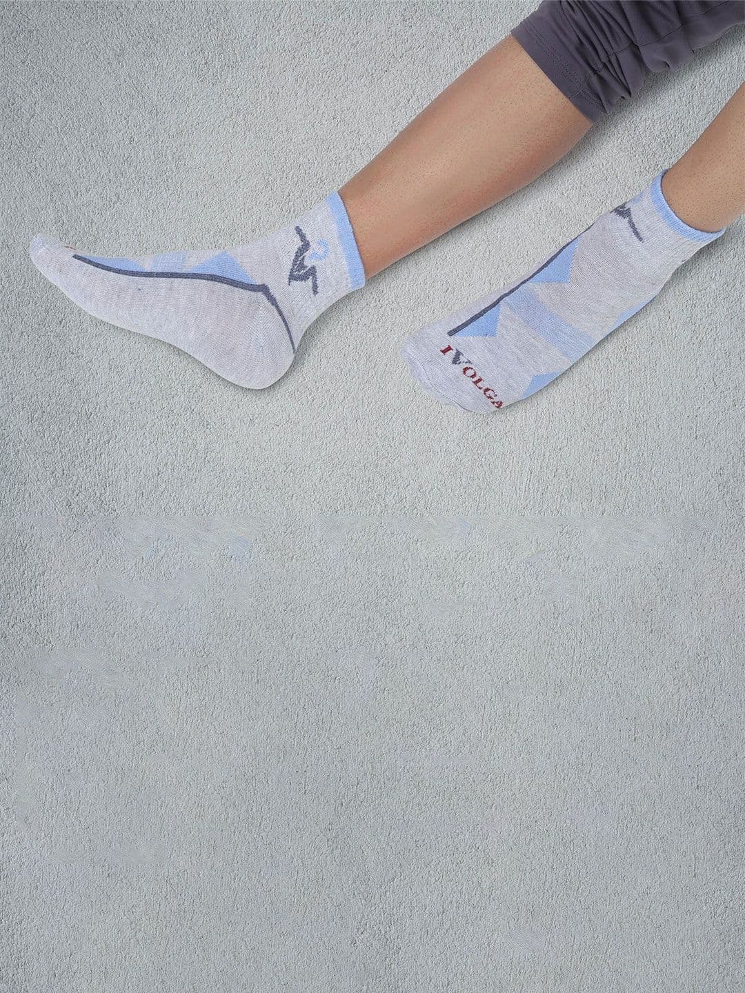 MJE Men Pack Of 5 Patterned Ankle Length Socks thumbnail 7