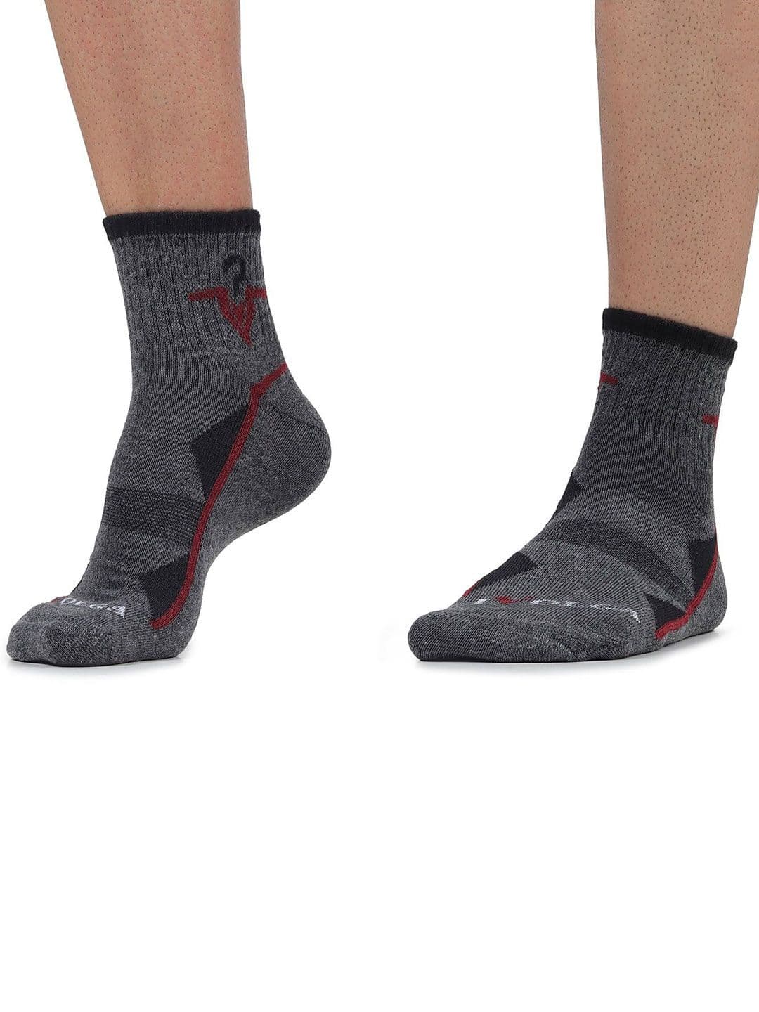 MJE Men Pack Of 5 Patterned Ankle Length Socks thumbnail 3