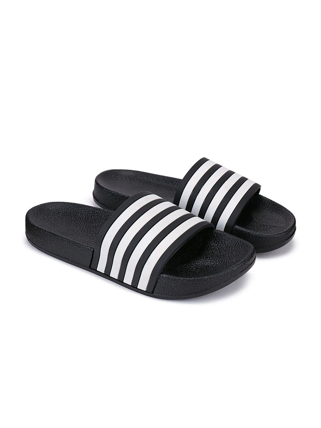 DRACKFOOT Men Striped Sliders - view 1