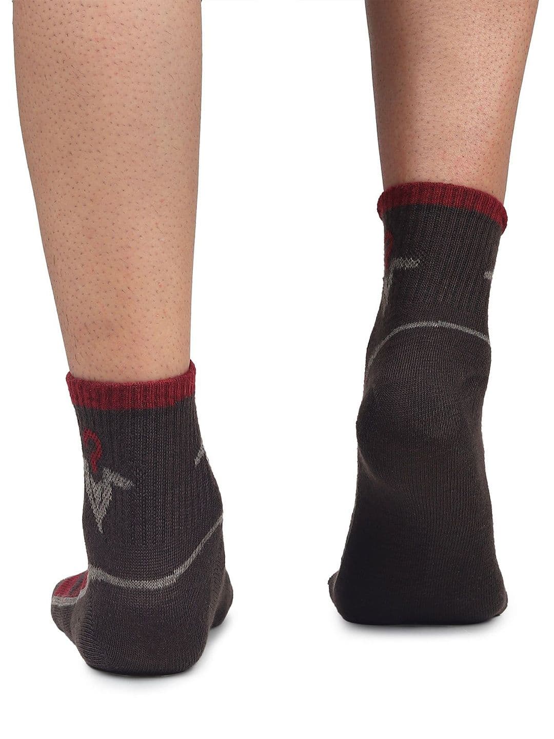 MJE Men Pack Of 5 Patterned Ankle Length Socks thumbnail 7