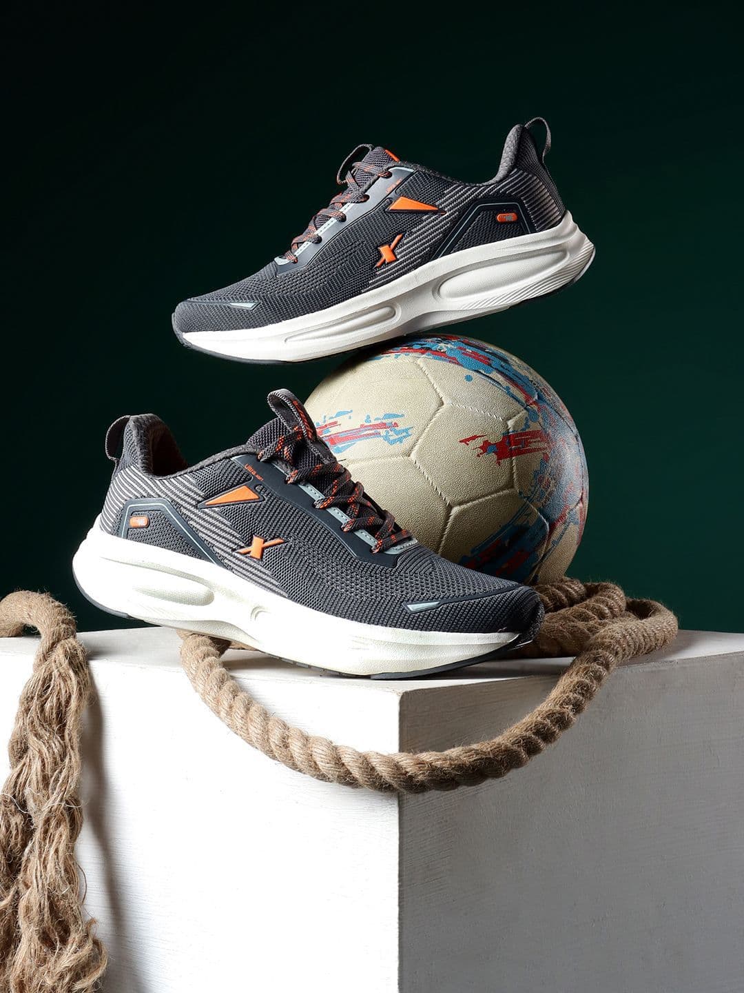 Sparx Men Mesh Lace-up Sports Shoes - view 1