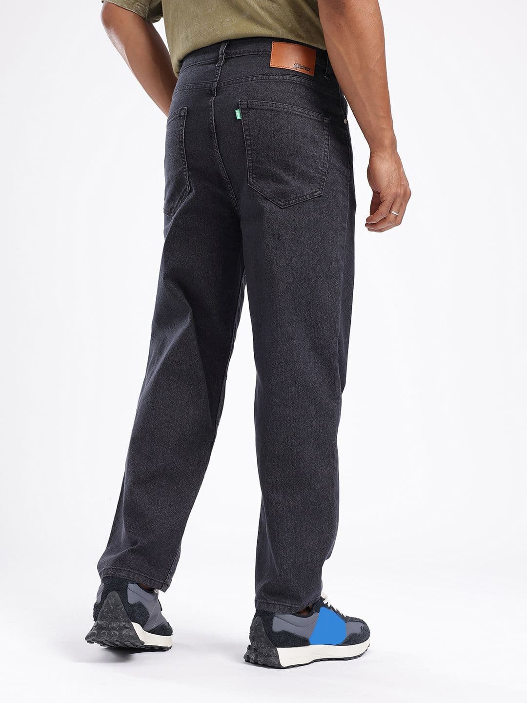 glitchez Men Panelled Skater Light Fade Jeans thumbnail 7