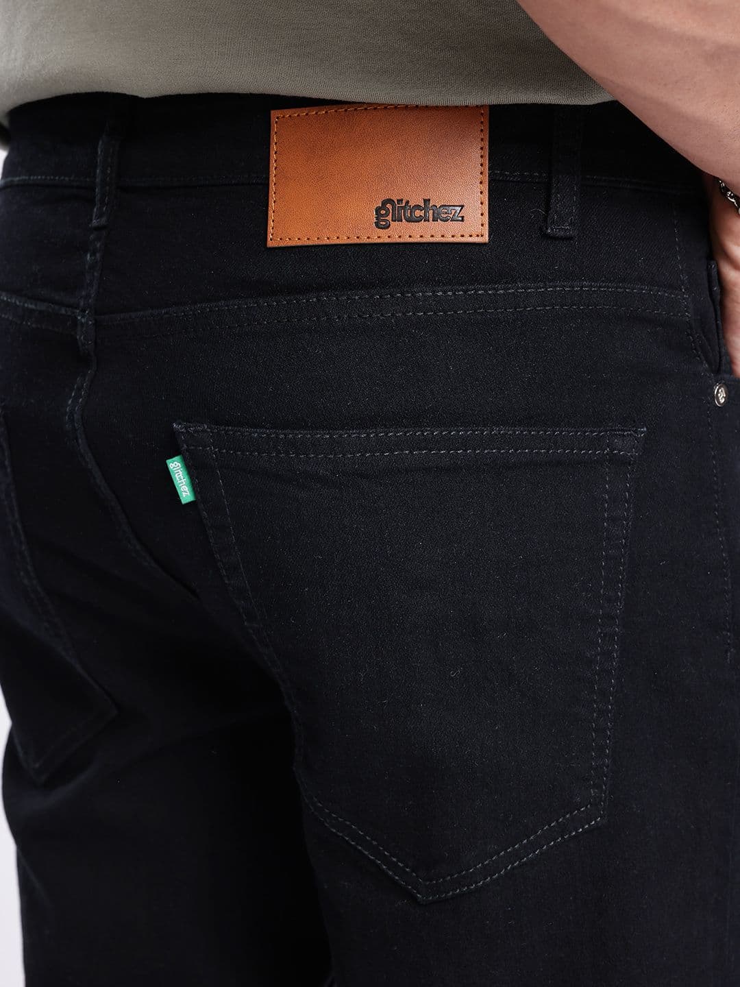 glitchez Stretchable Straight Jeans thumbnail 8