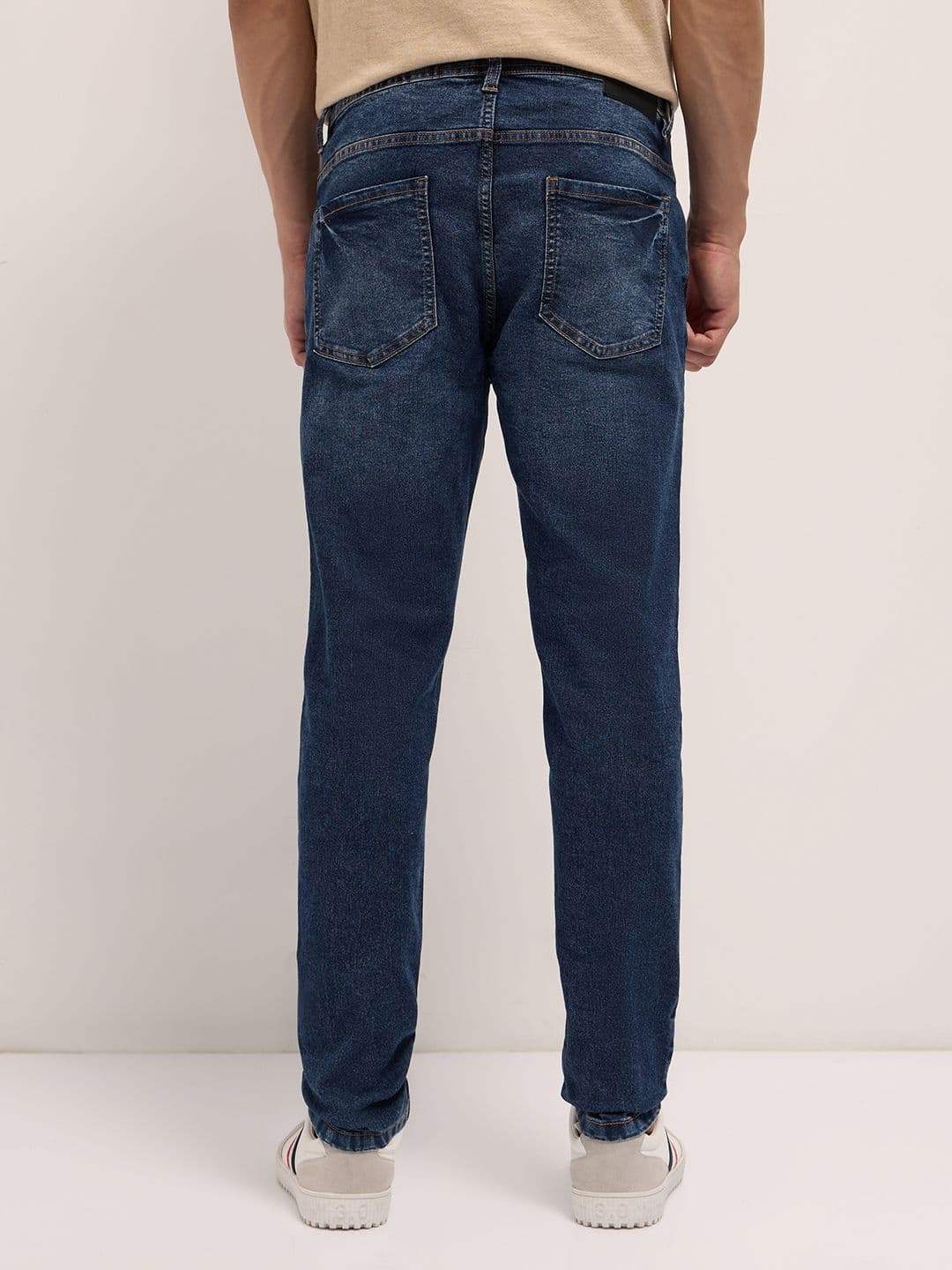 THE BEAR HOUSE Men's Cotton Washed Skinny Fit Jean Stretchable Jeans thumbnail 6