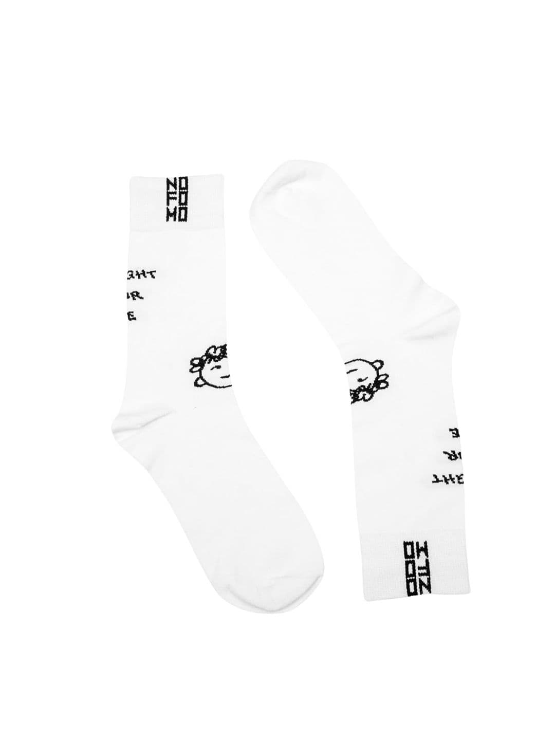 NOFOMO Printed Calf Length Socks - view 1