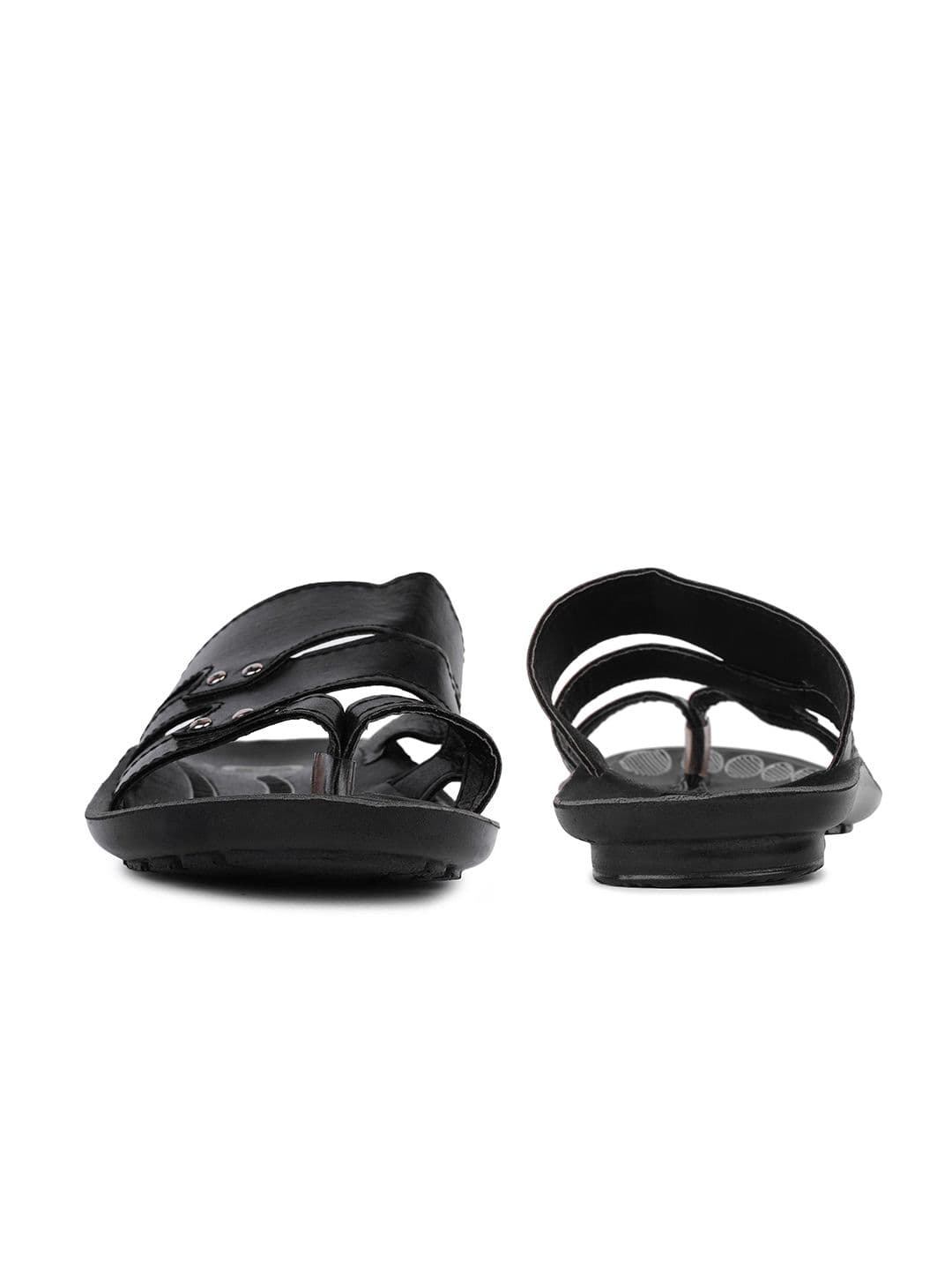 PENNEN Men Textured Slip-On Comfort Sandals thumbnail 2