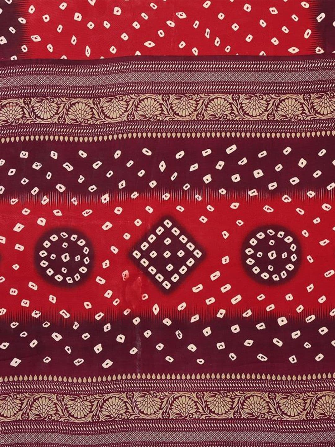 Moda Rapido Bandhani Print Saree thumbnail 3