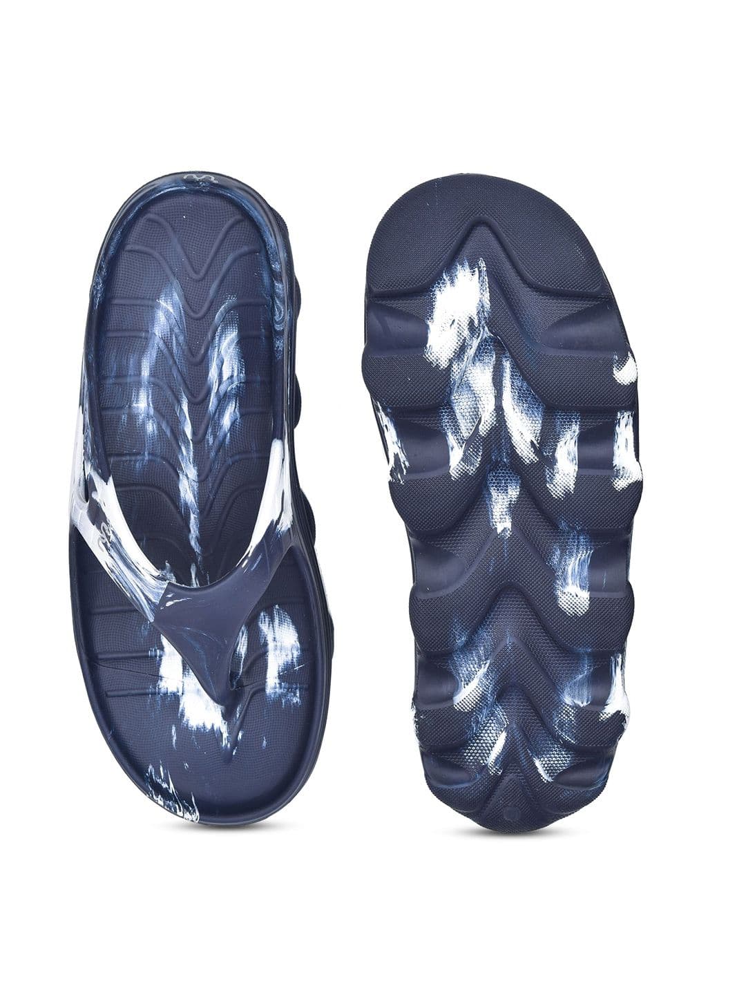 Doubleu Men Printed Thong Flip-Flops thumbnail 3