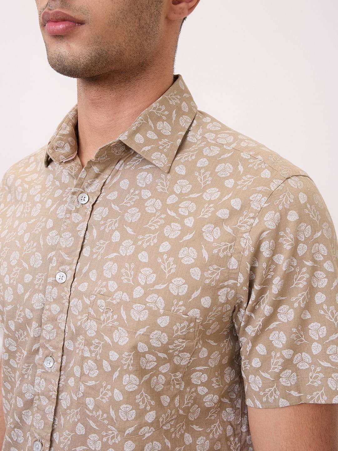 ColorPlus Men Floral Printed Casual Shirt thumbnail 2
