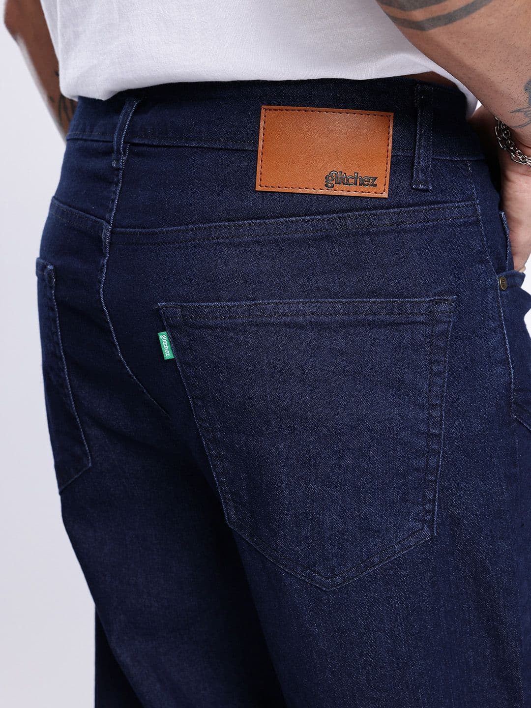 glitchez Men Mid-Rise Relaxed Fit Jeans thumbnail 6