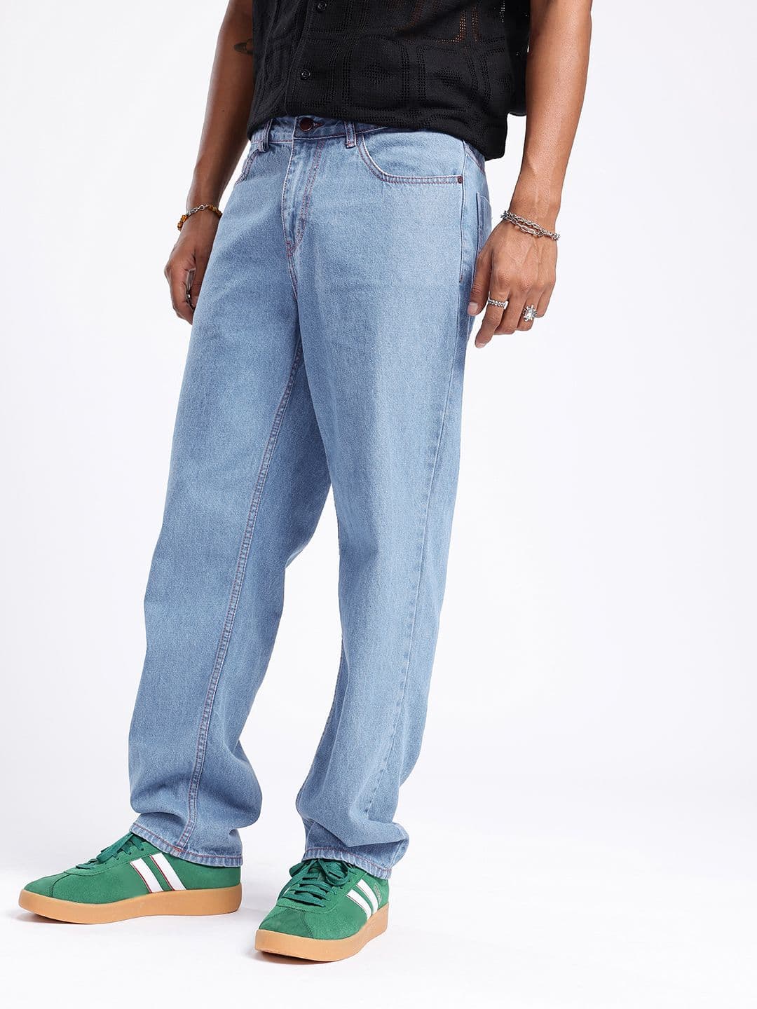 glitchez Men Straight Fit Jeans thumbnail 5