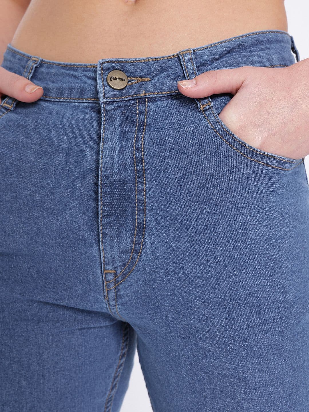 glitchez Women Modern Cool Bootcut Fit Jeans thumbnail 3