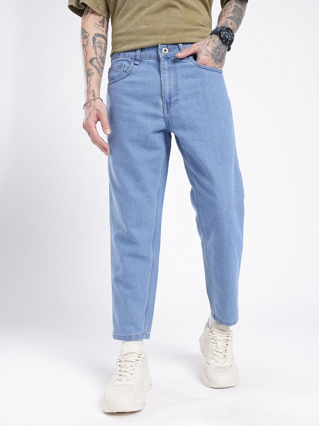 glitchez Men Slouchy Fit Jeans thumbnail 6