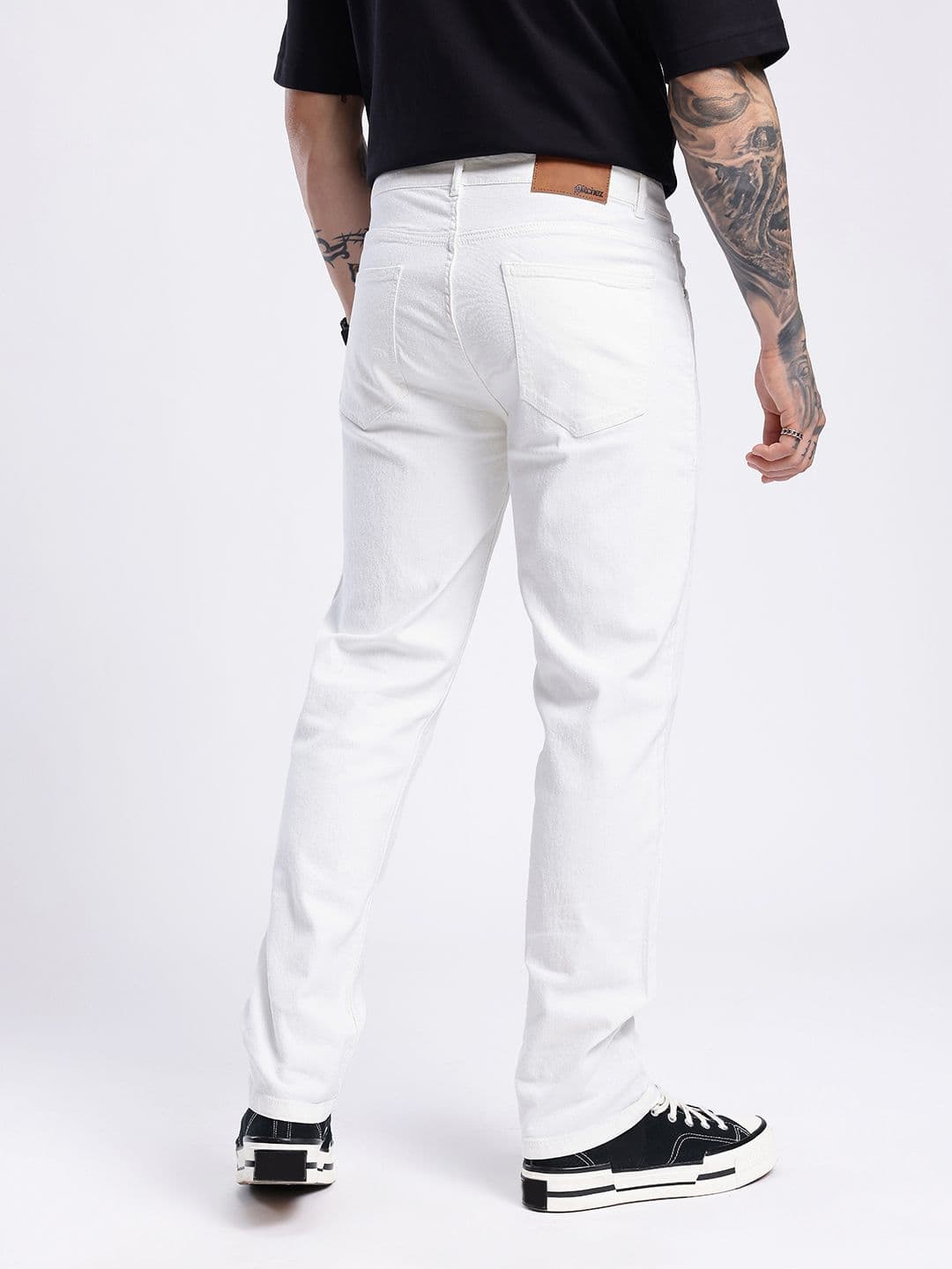 glitchez Men Regular Fit Stretchable Jeans thumbnail 7