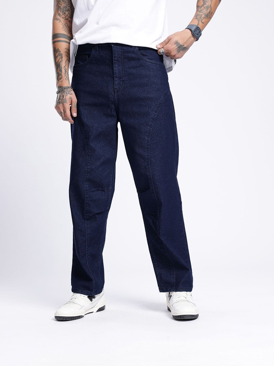 glitchez Men Mid-Rise Relaxed Fit Jeans thumbnail 2