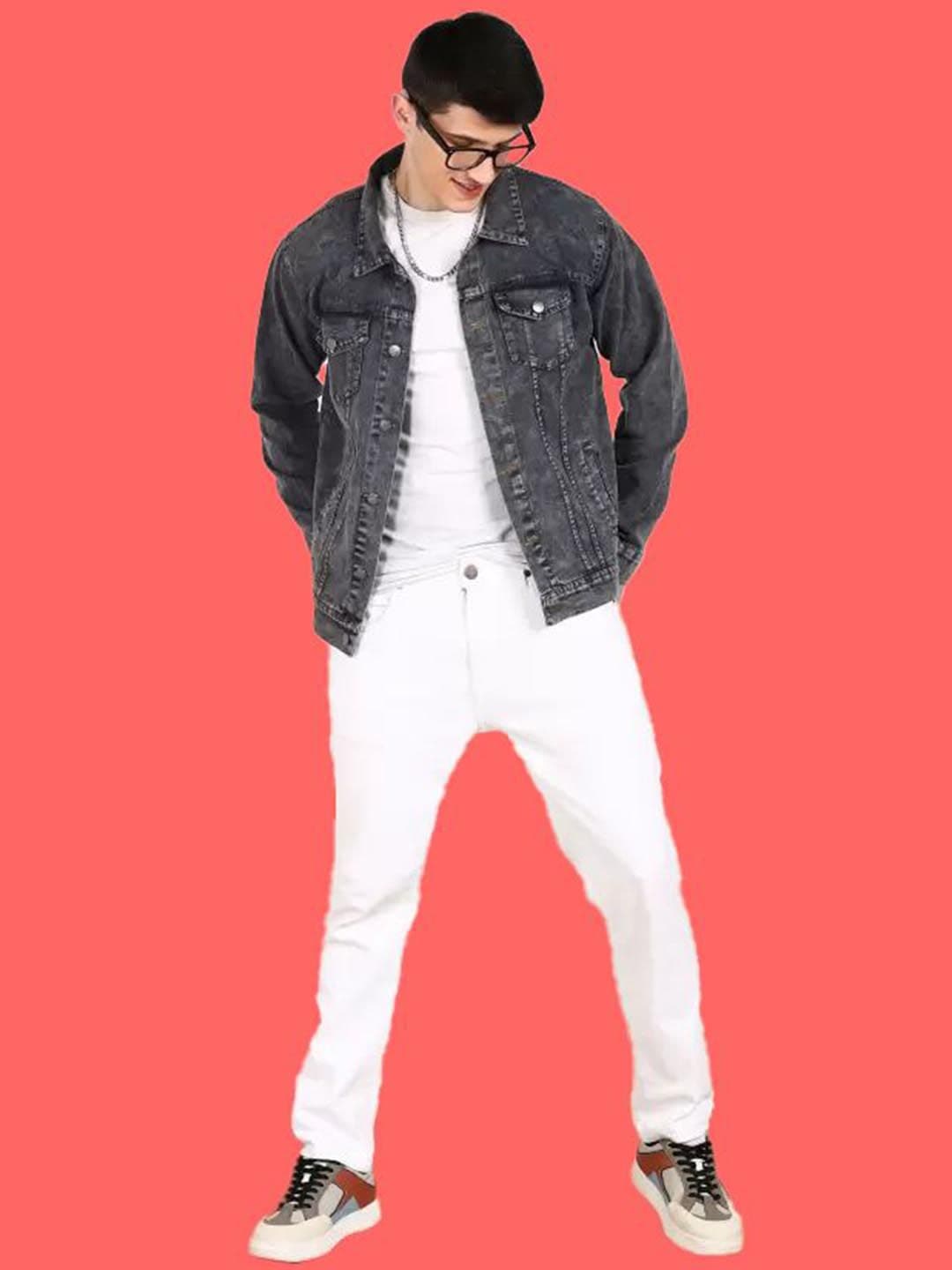 KLIZEN Men Washed Denim Jacket thumbnail 2