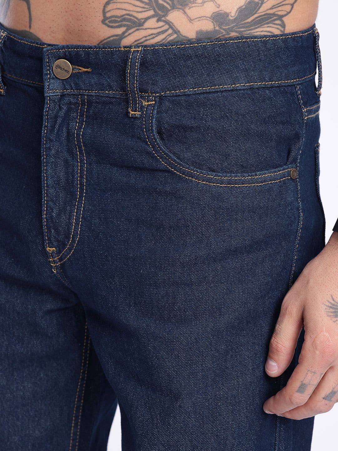 glitchez Men Regular Fit Jeans thumbnail 6