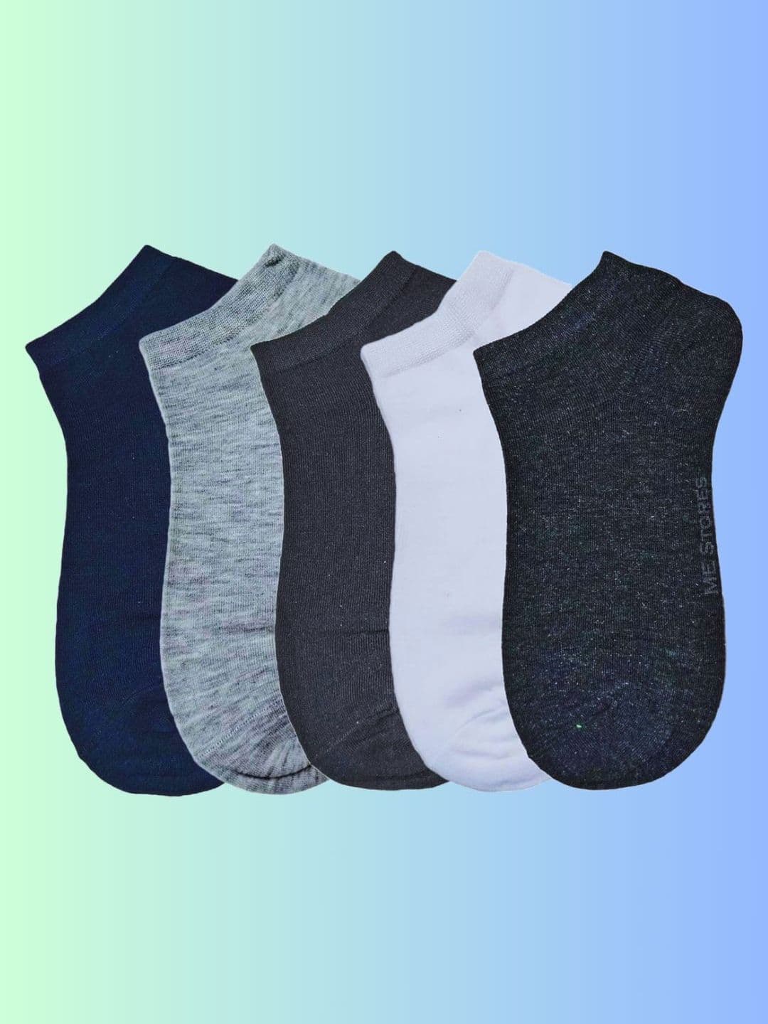 MJE Men Pack Of 5 Anti-Odour Ankle-Length Socks - view 1