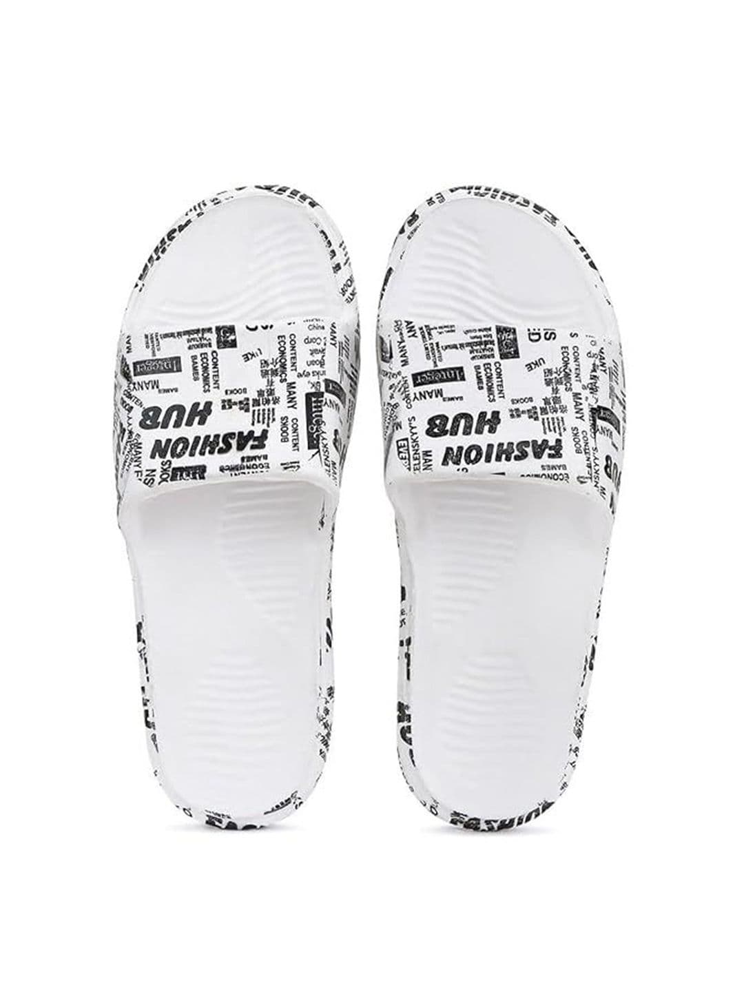 DRACKFOOT Men Printed Casual Synthetic Slider Flip Flops thumbnail 2