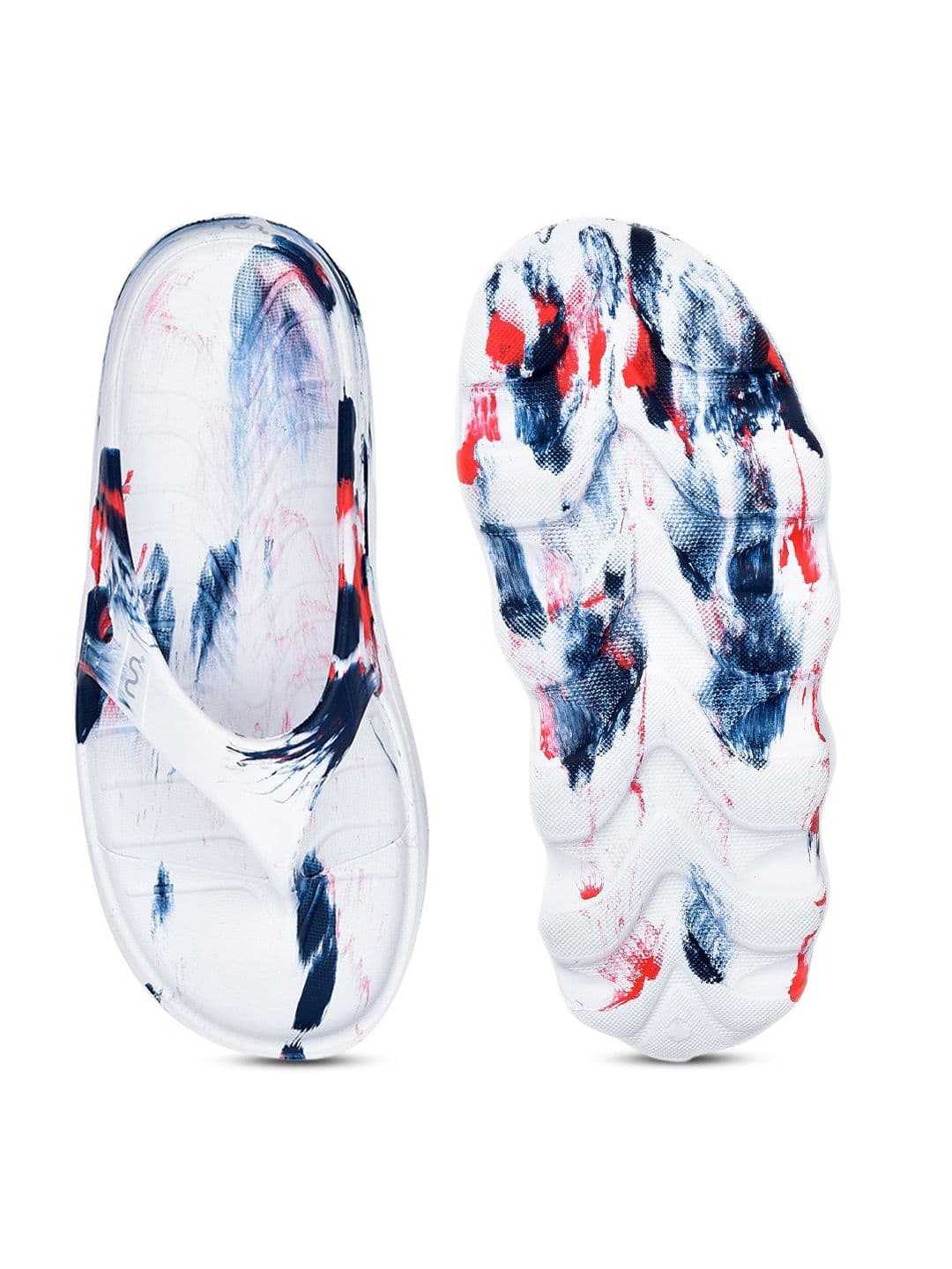 Men Doubleu Printed Thong Flip-Flops thumbnail 2