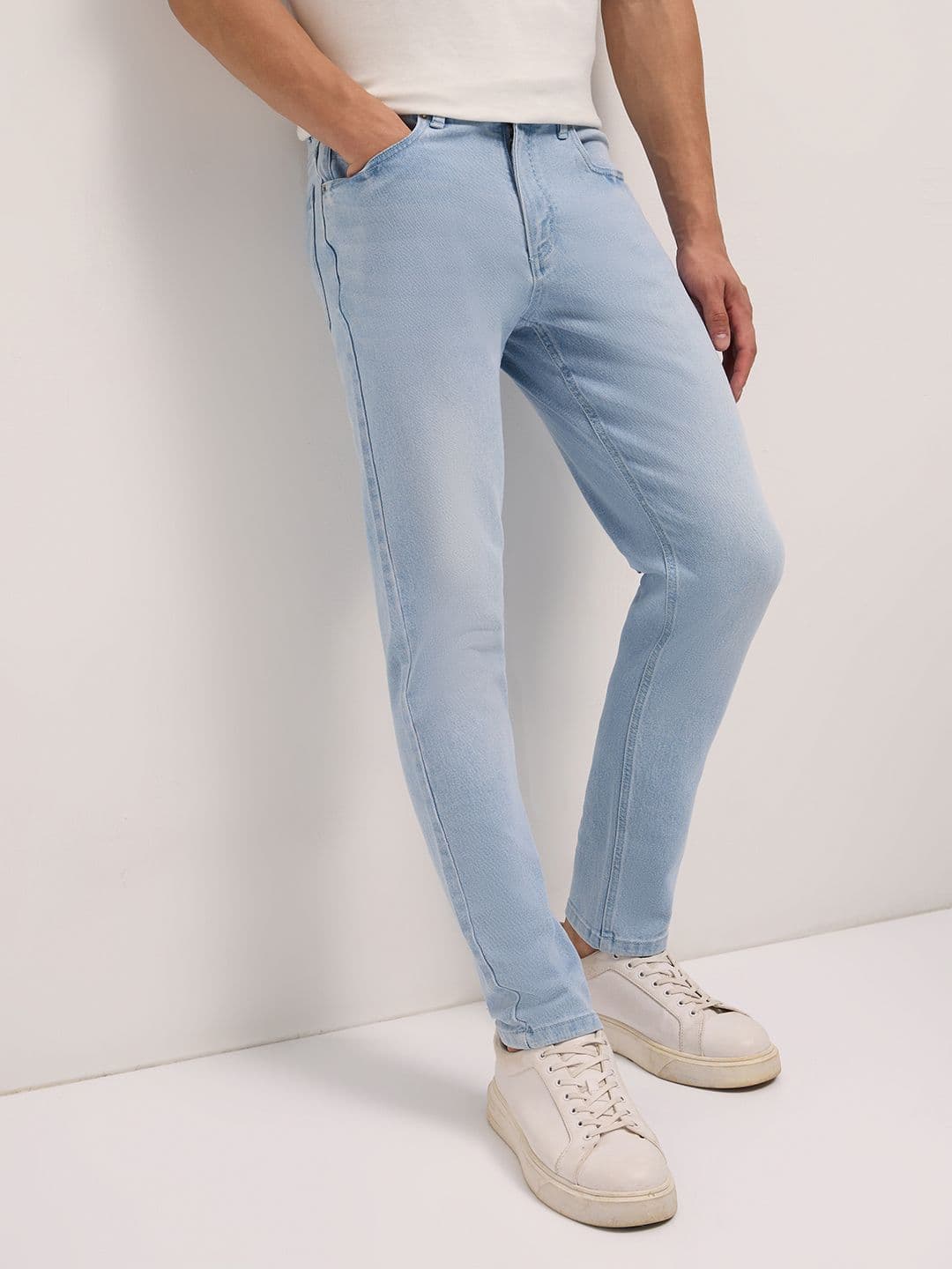 THE BEAR HOUSE Men Cotton Washed Slim Fit Jean Stretchable Jeans - view 1
