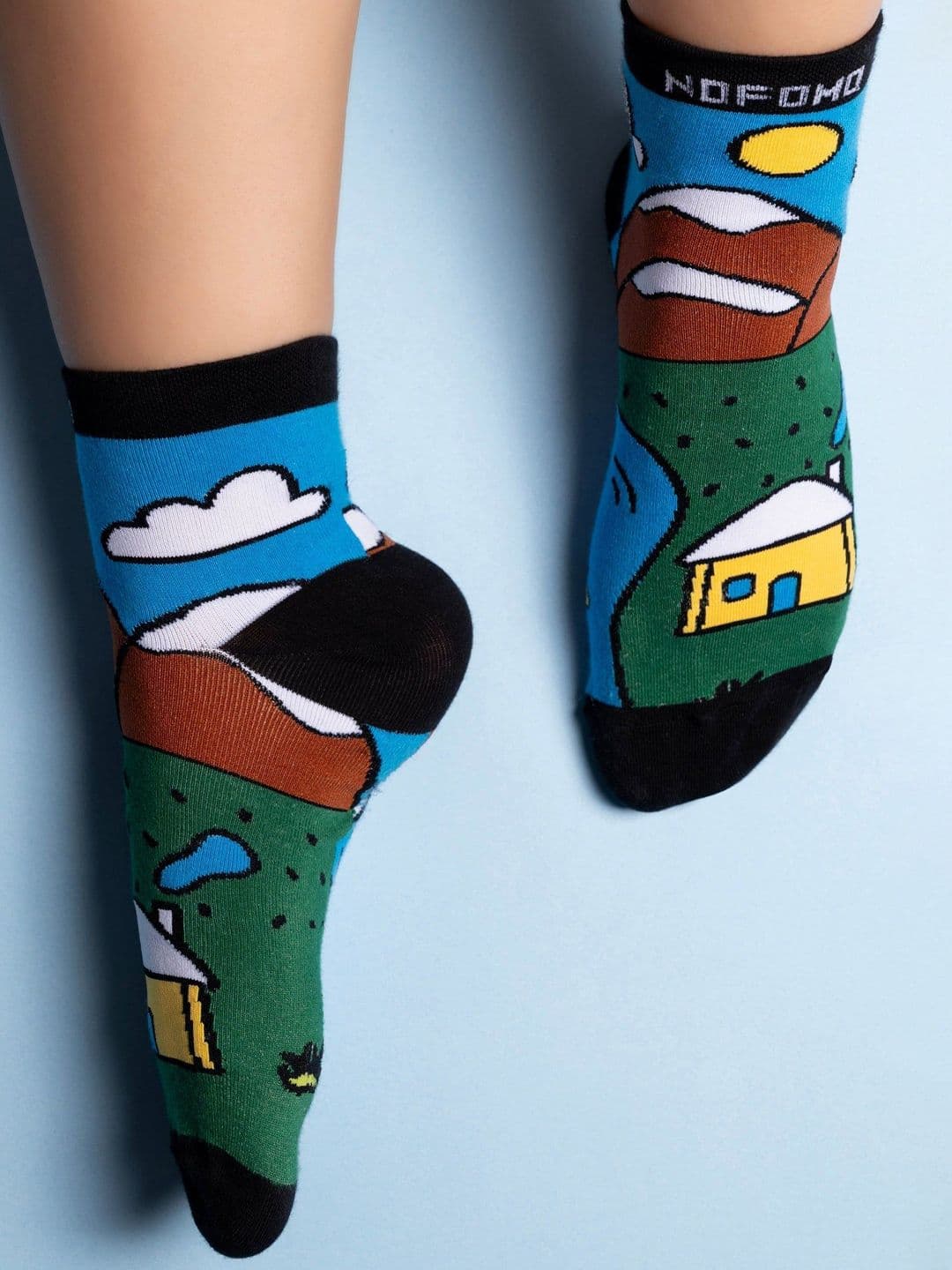 NoFoMo Printed Odour Free Above Ankle-Length Socks thumbnail 3
