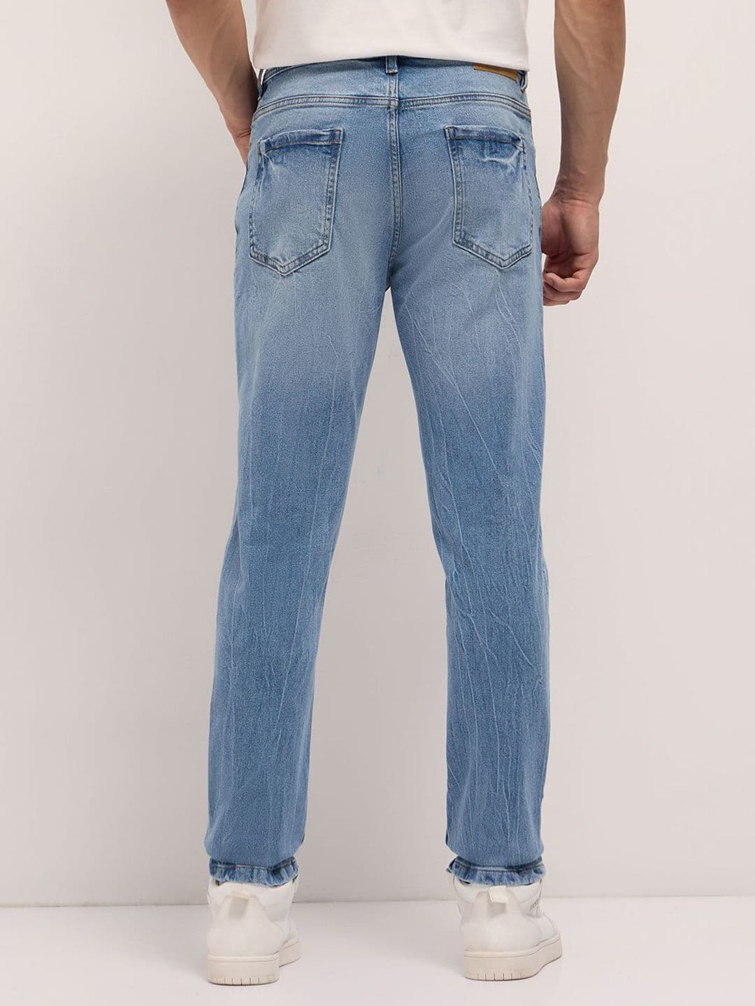 THE BEAR HOUSE Men Cotton Washed Slim Fit Jean Stretchable Jeans thumbnail 7