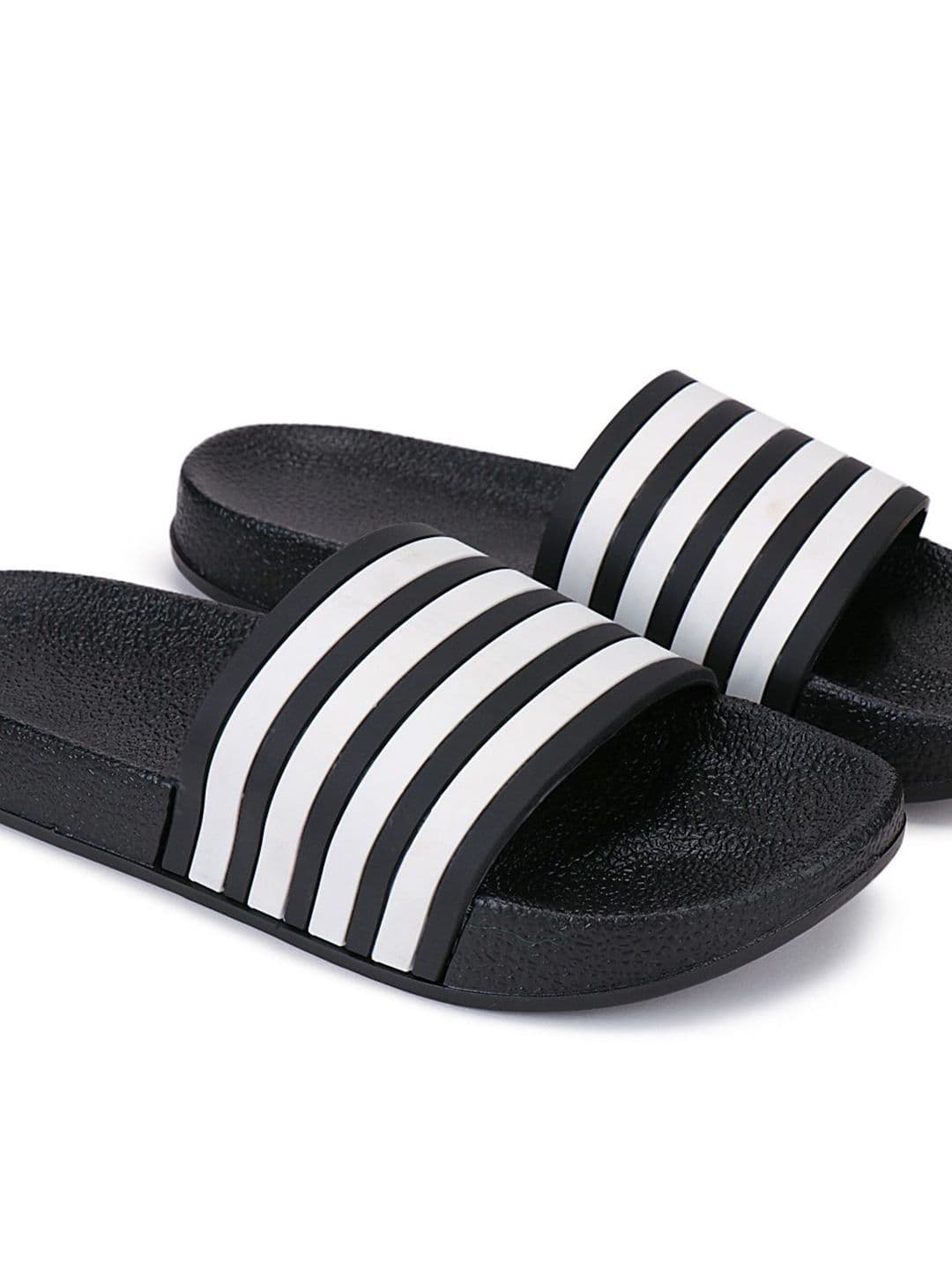 DRACKFOOT Men Striped Sliders thumbnail 2