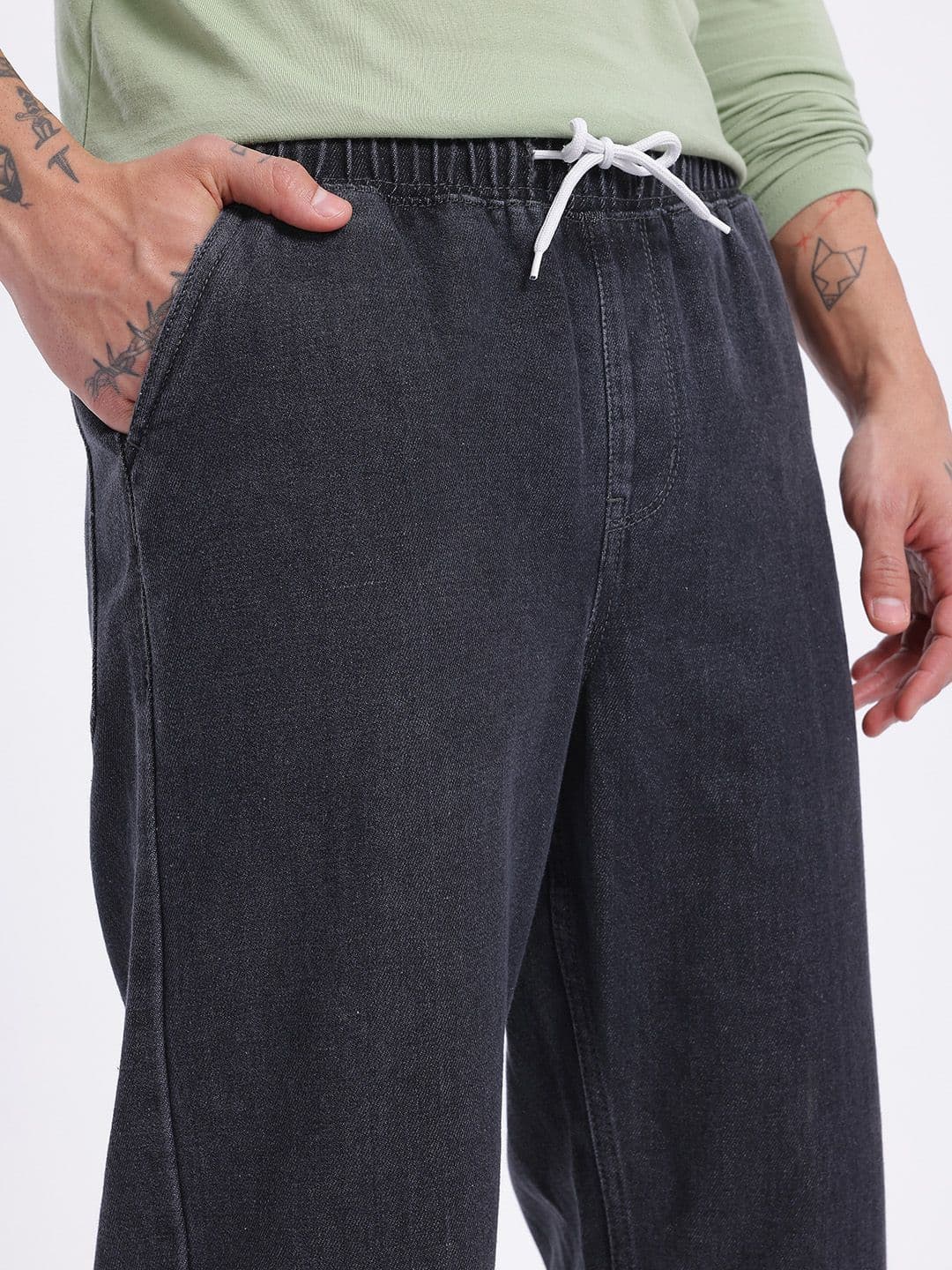 glitchez Men Mid-Rise Straight Fit Jeans thumbnail 6
