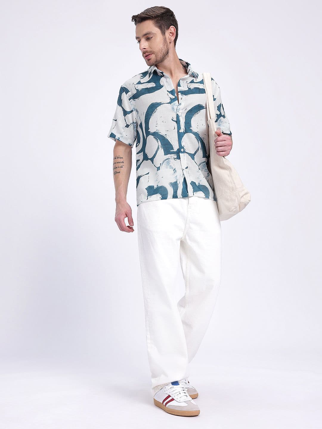 glitchez Printed Relaxed Fit Shirt thumbnail 3