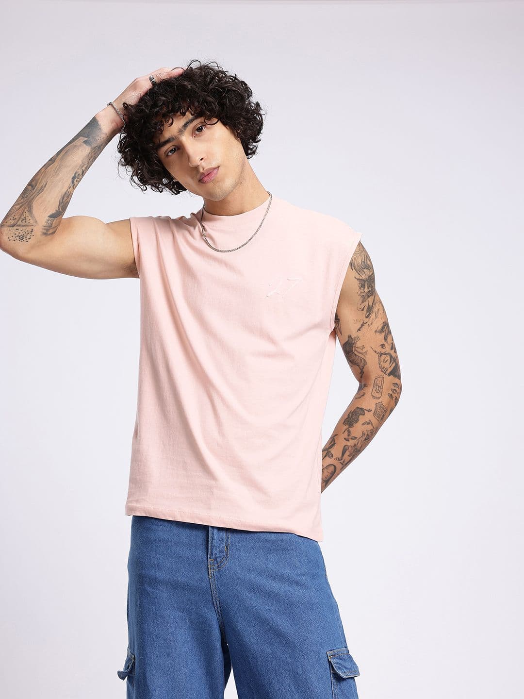 glitchez Printed Relaxed Fit T-shirt thumbnail 3