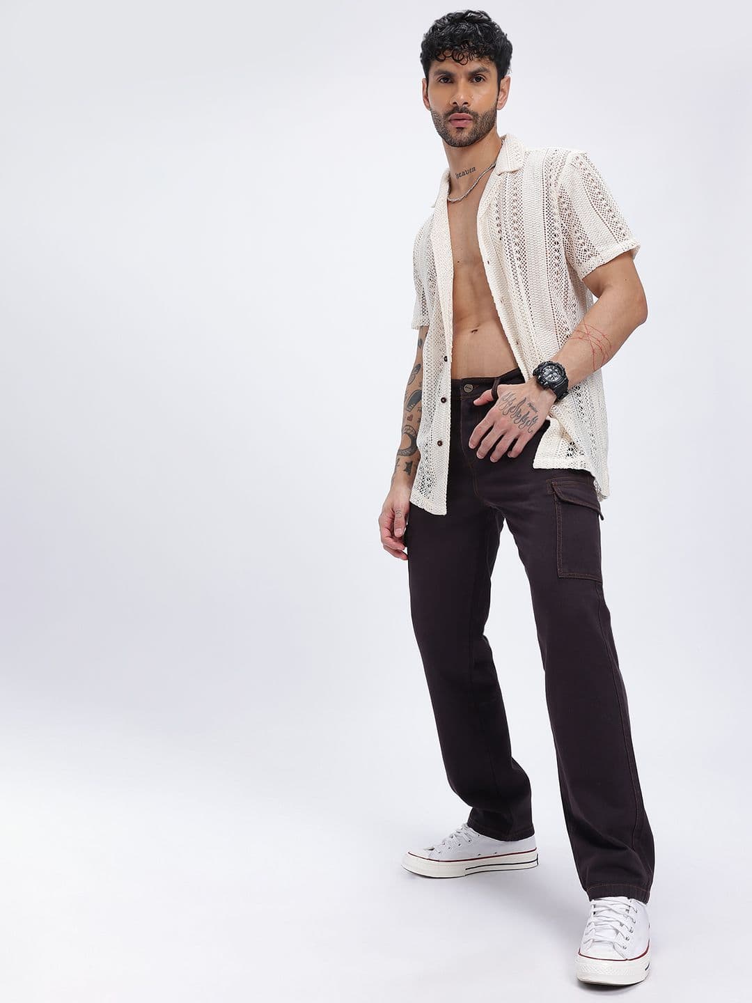 glitchez Men Regular Fit Jeans thumbnail 7