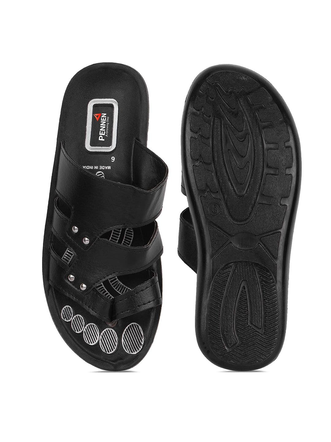 PENNEN Men Casual Synthetic Comfort Sandals thumbnail 5