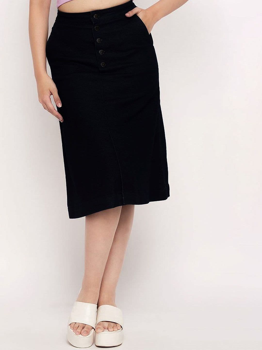 Tripursundari Fashion A-Line Midi Skirt - view 1