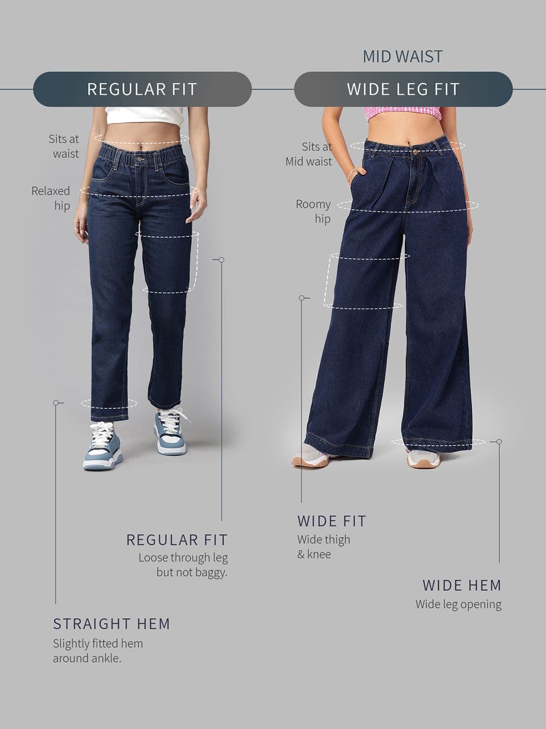 glitchez Women Distressed Wide Leg Jeans thumbnail 7