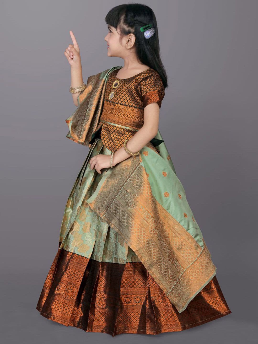 satyamfab Girls Ready to Wear Lehenga With Blouse And Dupatta thumbnail 3